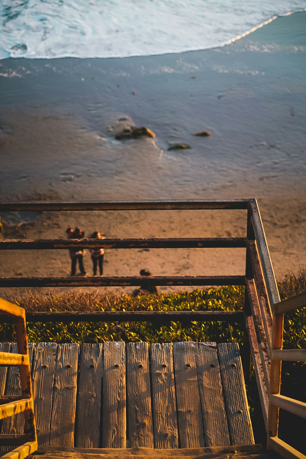 brown wooden bridge