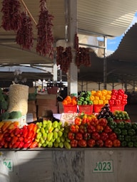 vegetable on display