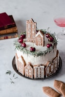 cake with cookies