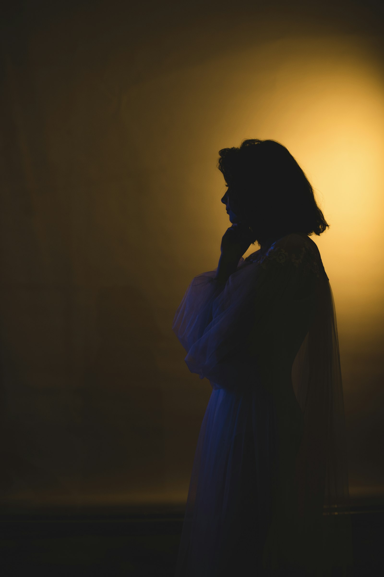 Nikon D750 + Nikon AF Nikkor 50mm F1.4D sample photo. Silhouette of woman in photography