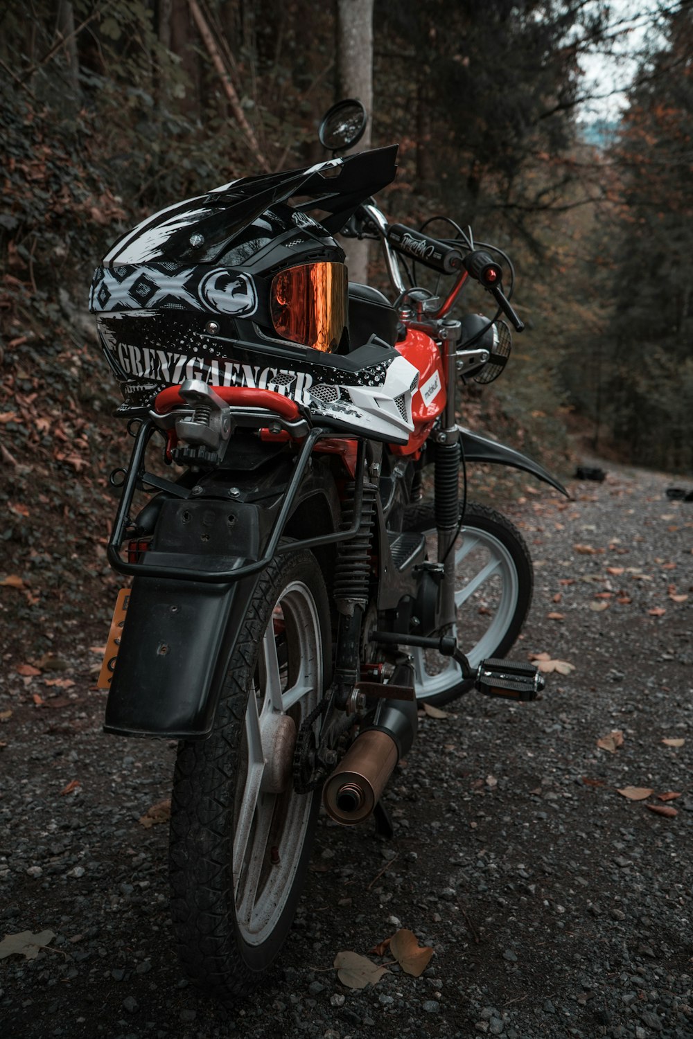 red motorcycle