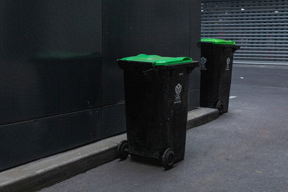 Stock image representing a trash bin cleaning service used in a blog about website design by Cannone Marketing