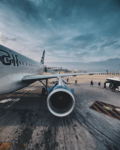 white airplane during daytime