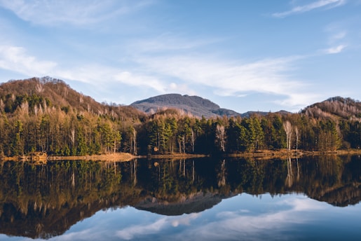 A serene landscape reflecting nature's beauty.