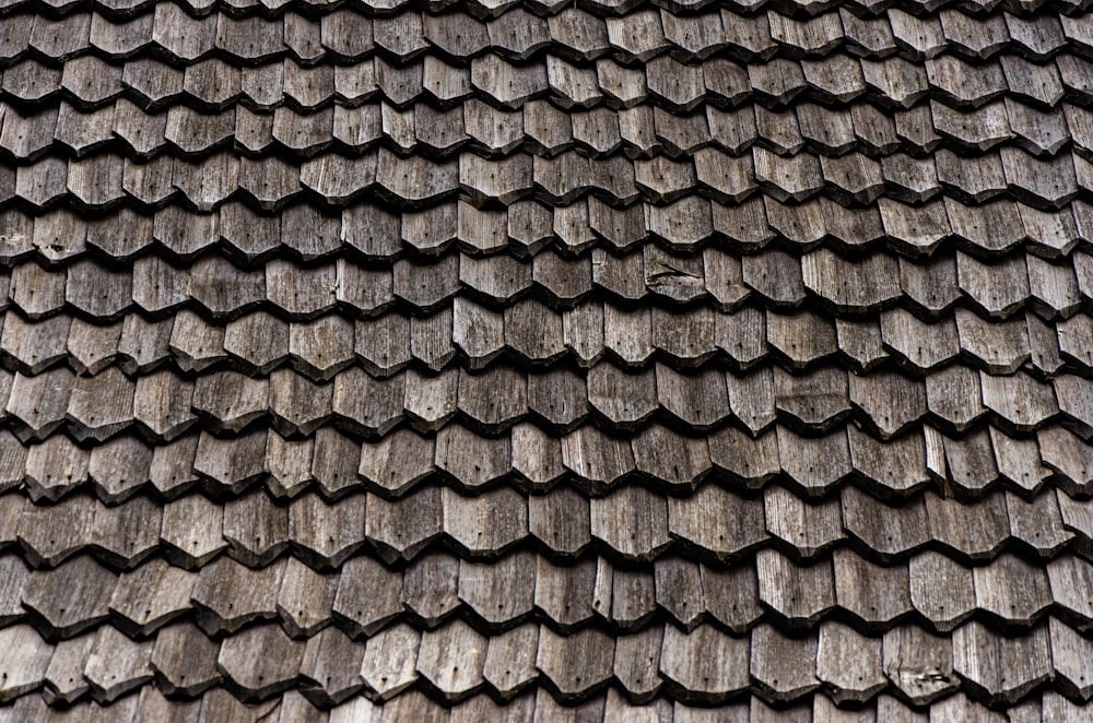 brown roof tiles