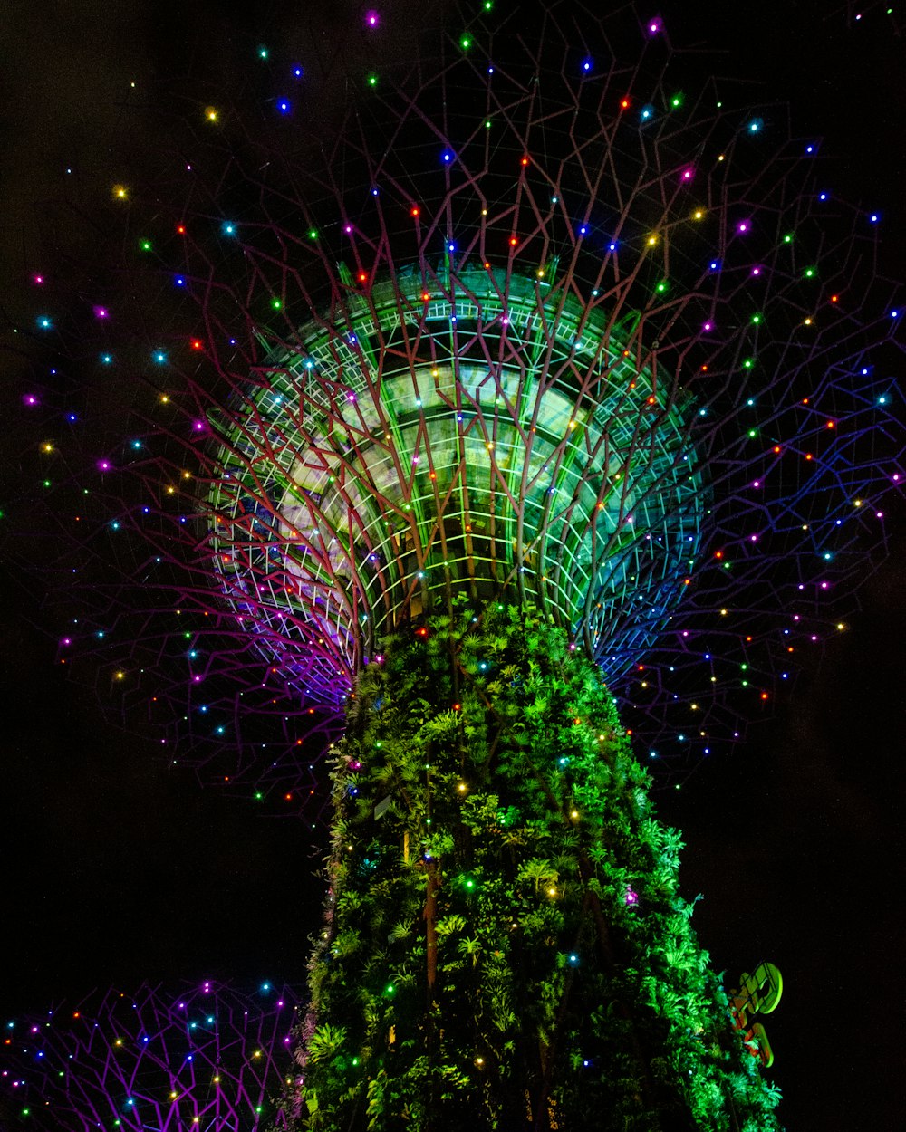 lighted marina bay sand