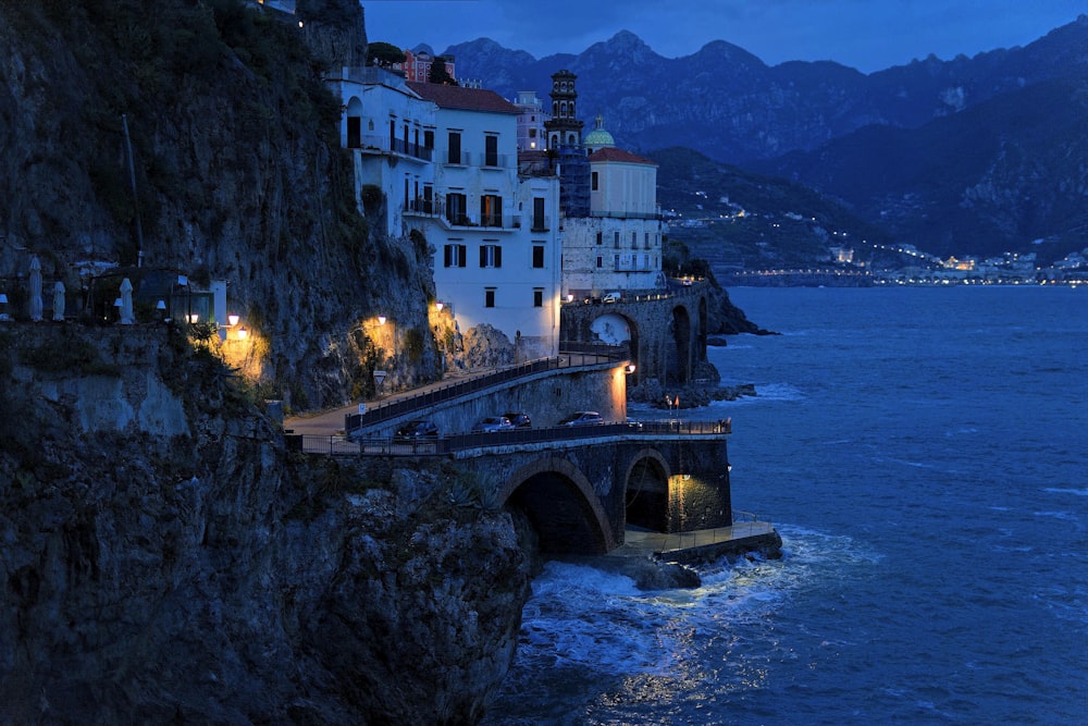 bridge at night