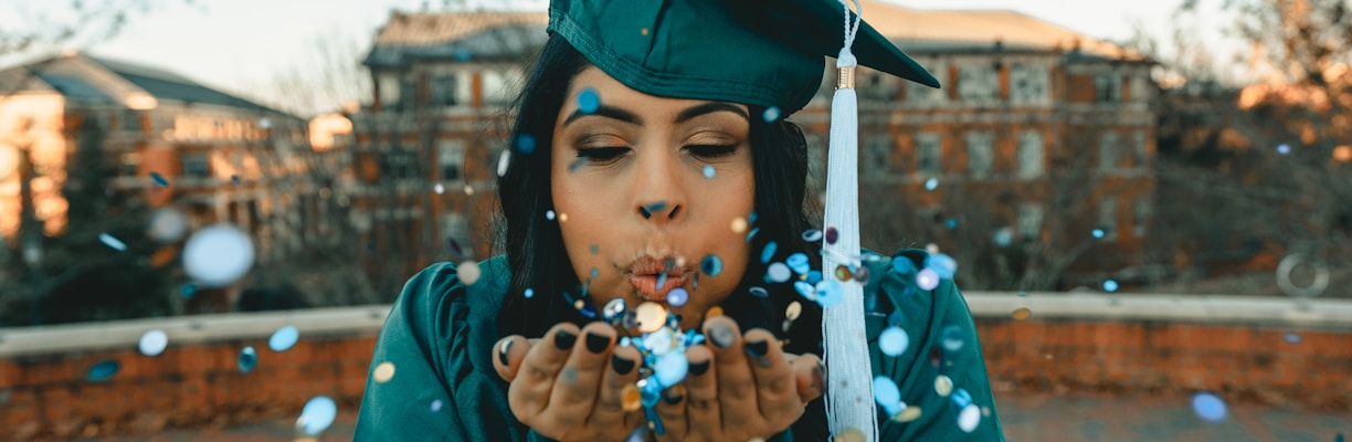 woman wearing academic dress