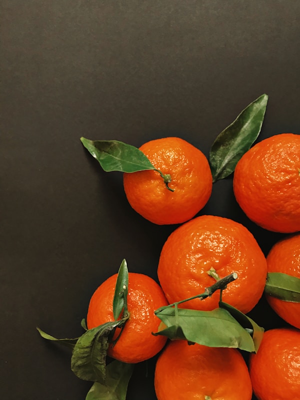 Orange tangerines