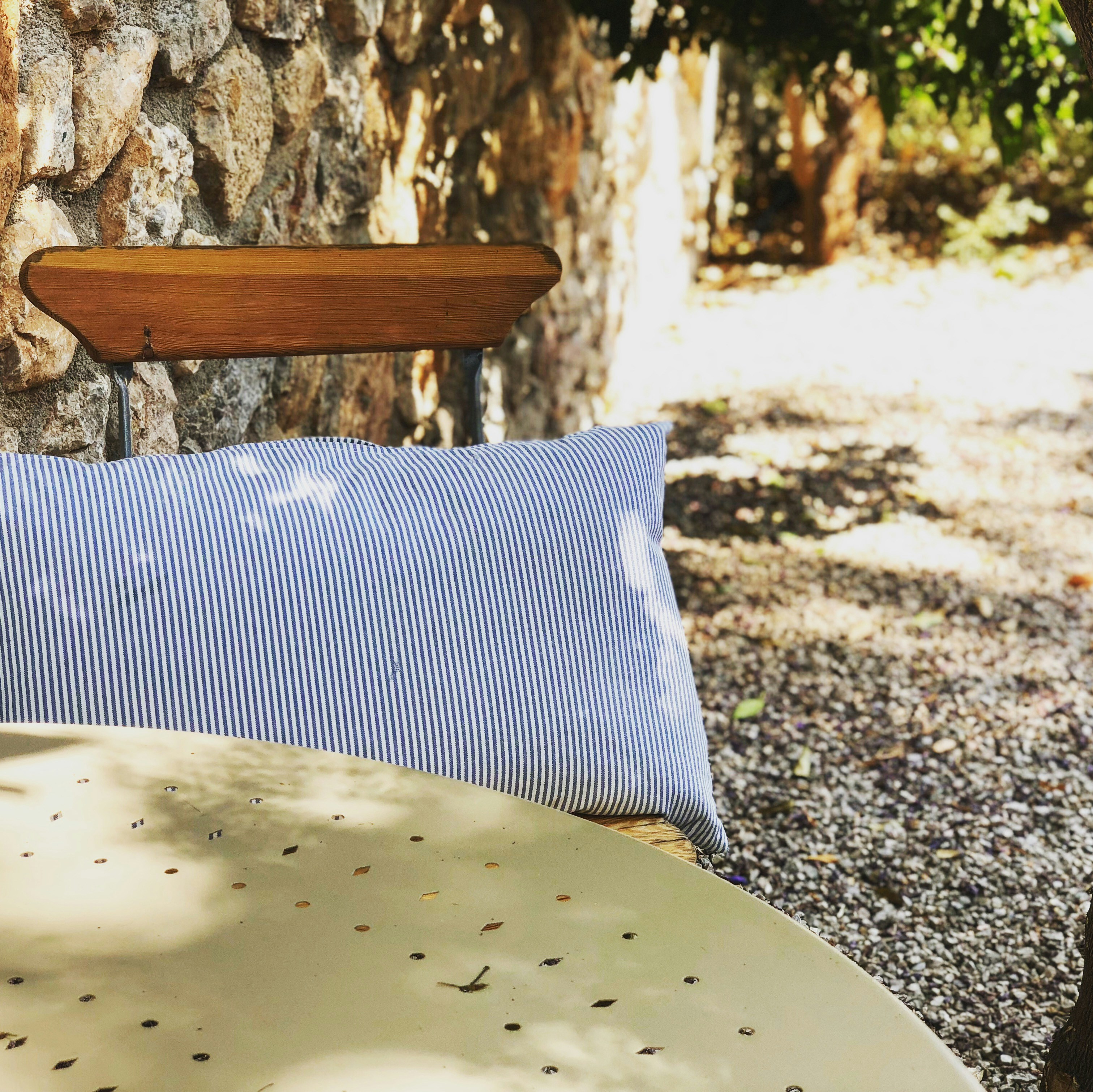 Fotomural blue pillow
