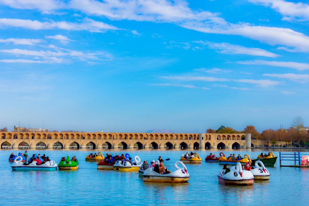 Rowing photo spot SioSe Pol Bridge Iran