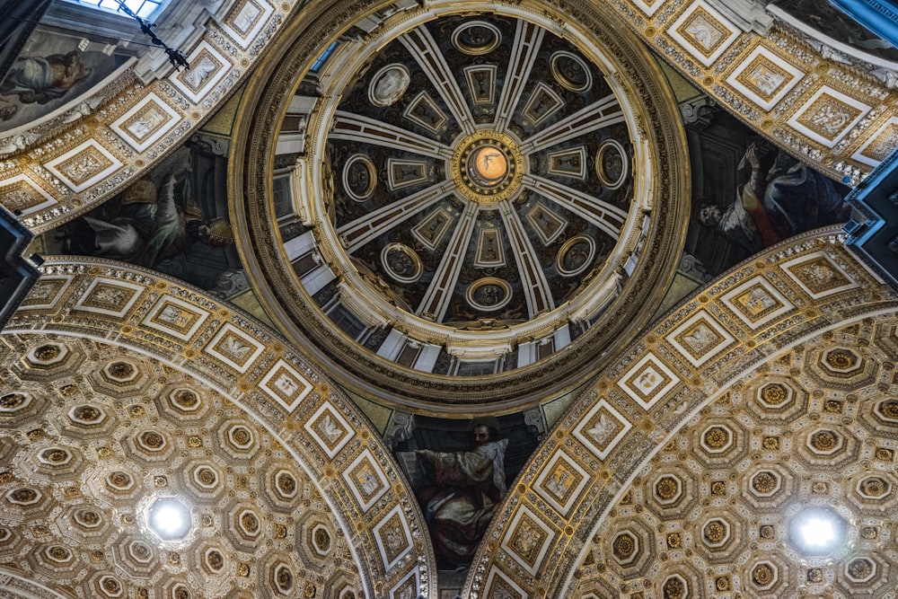 gold dome building interior