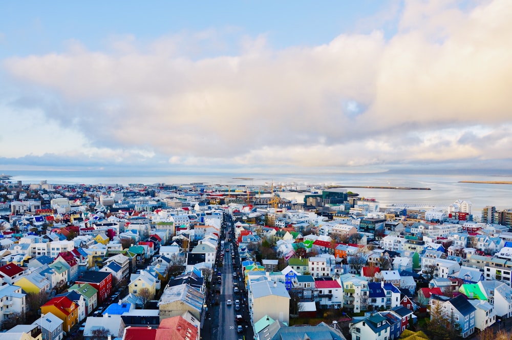 wide-angle photography of buildings during daytime