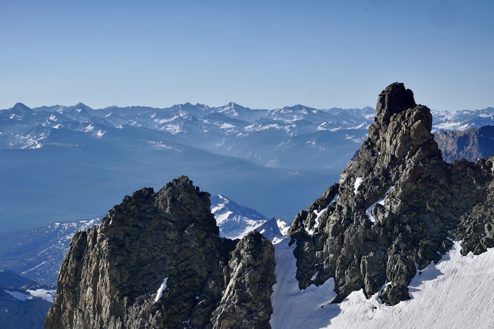 mountains under blue sky