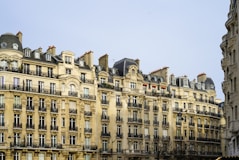 yellow buildings