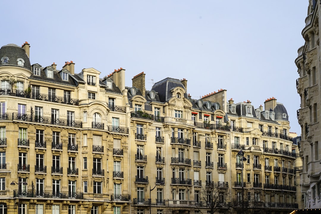 yellow buildings,