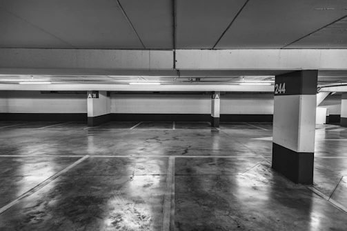 Image of a clean, empty garage space after junk removal
