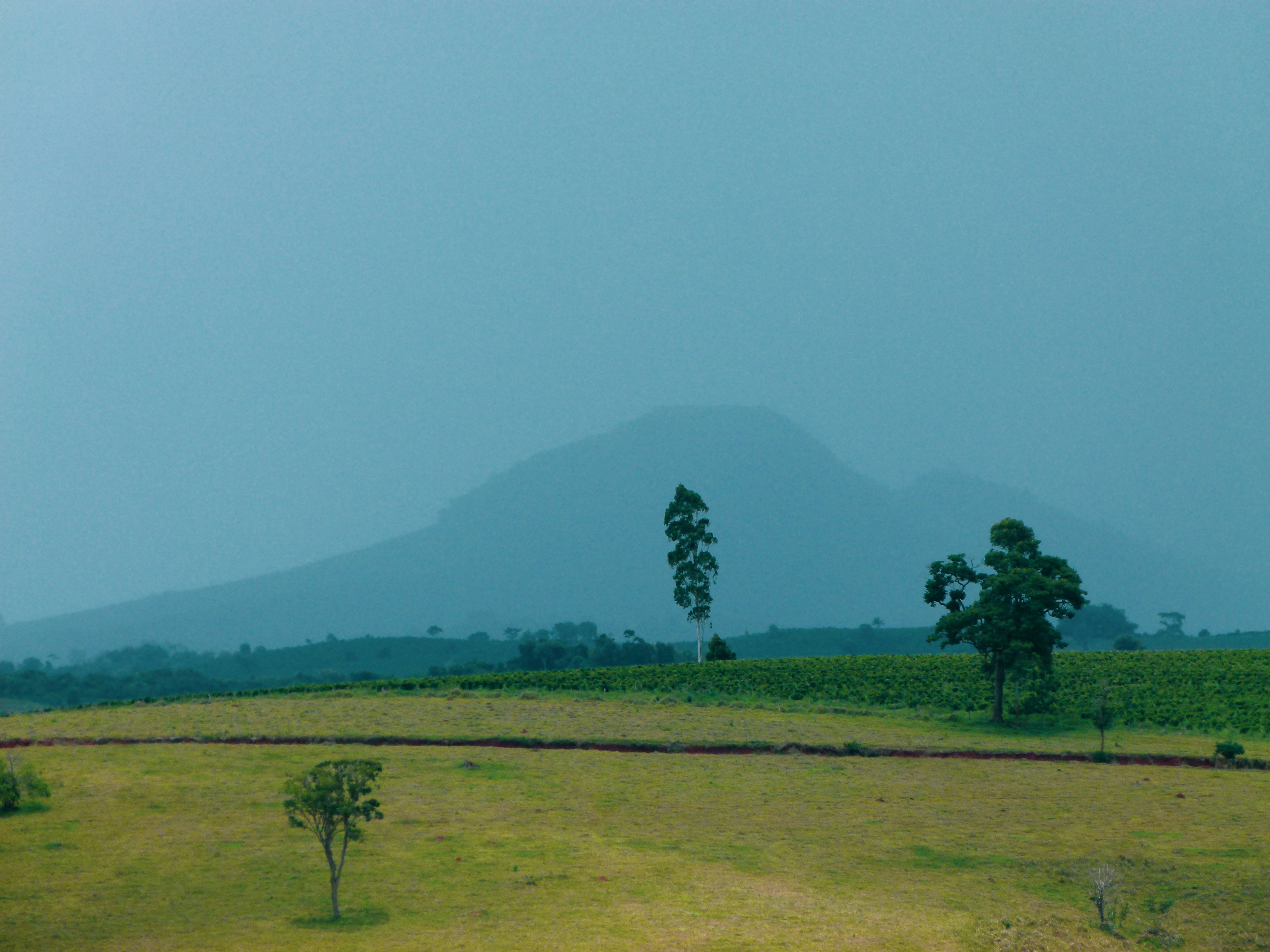 Aerial view of Sahana mountains