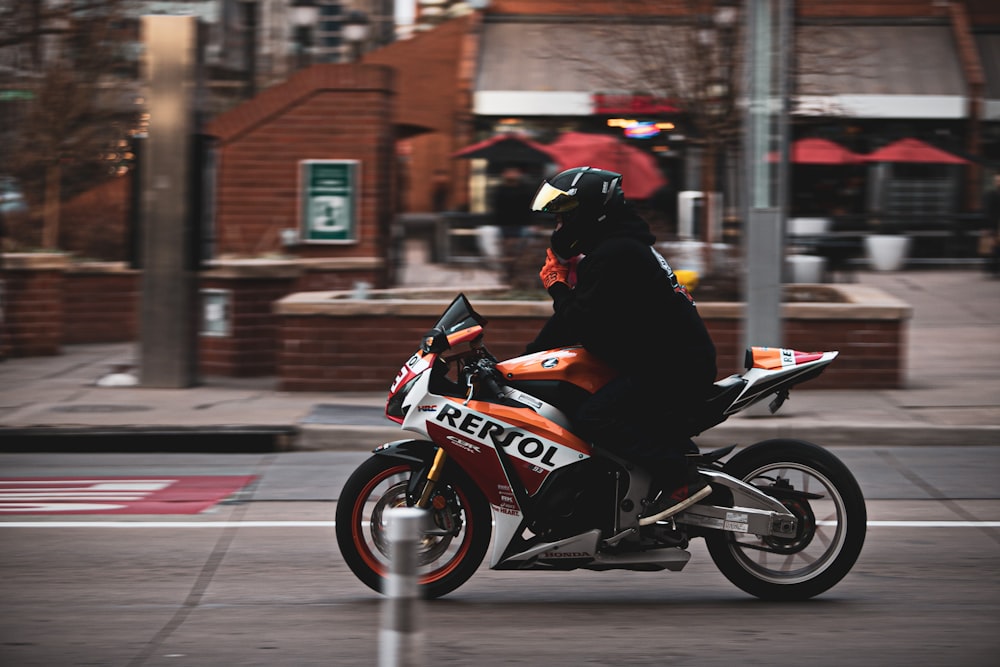 man on Repsol sport bike