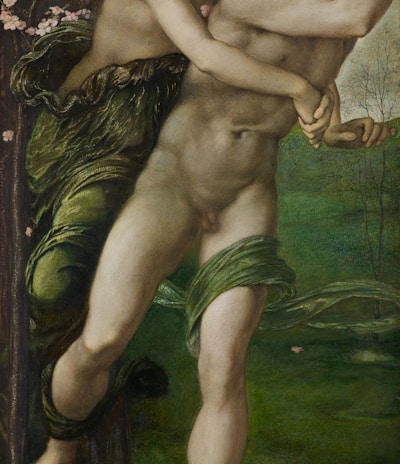 painting of couple