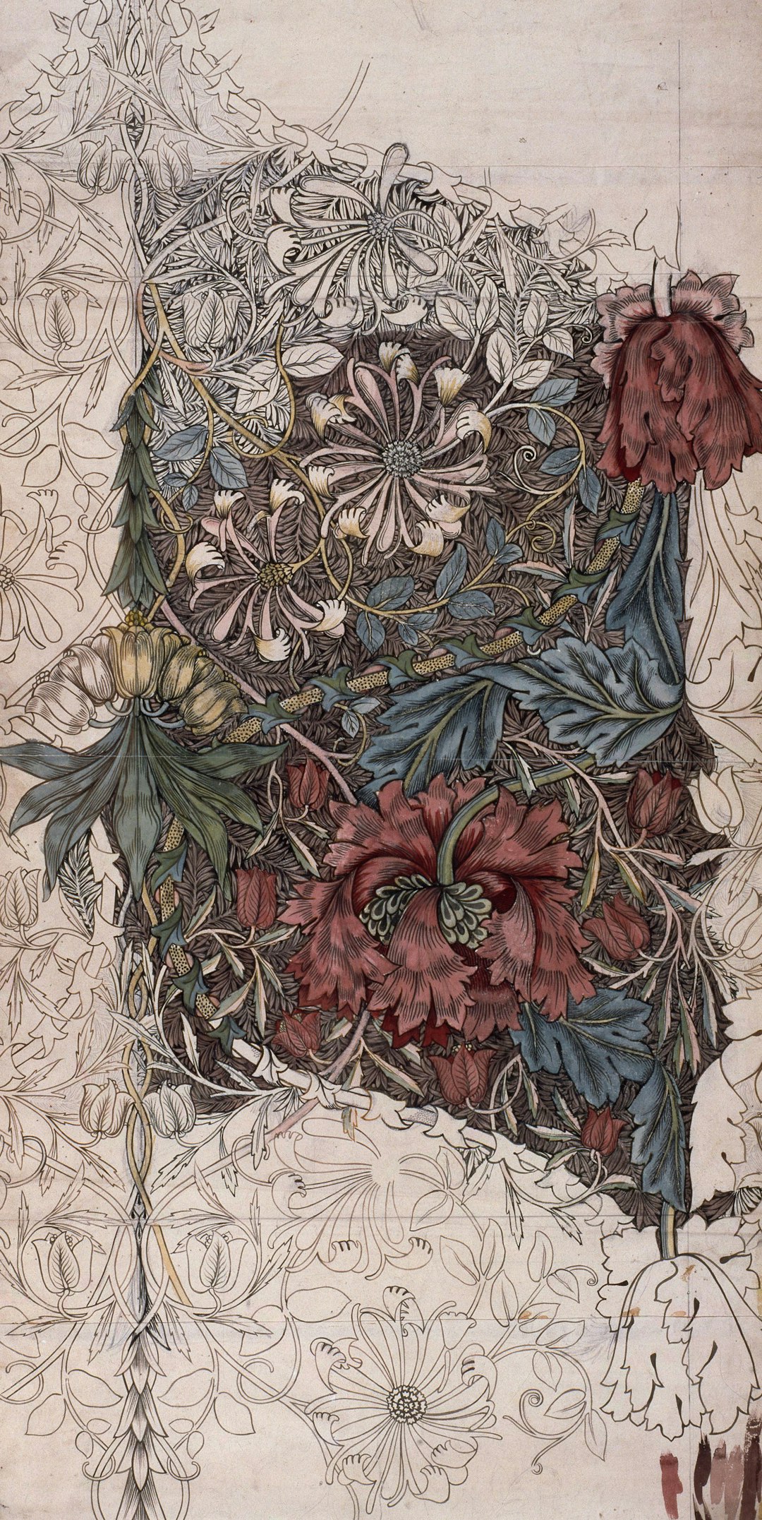 Honeysuckle, 1874, By William Morris