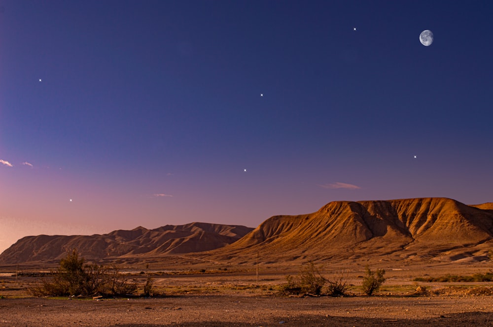 夜の砂漠