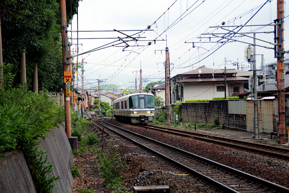 running train during daytime