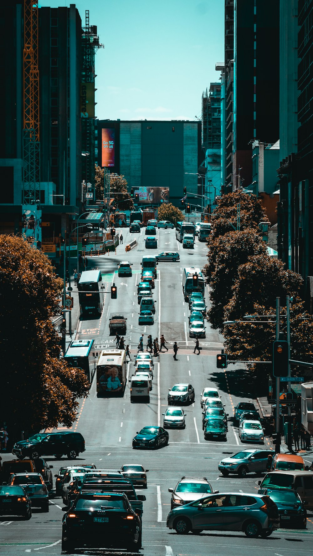 cars on street during daytime