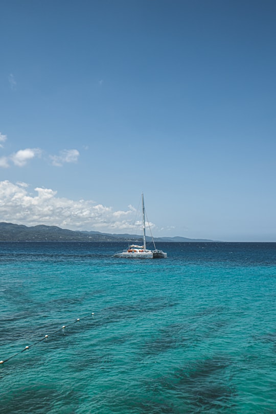 sailing boat in Montego Bay Jamaica