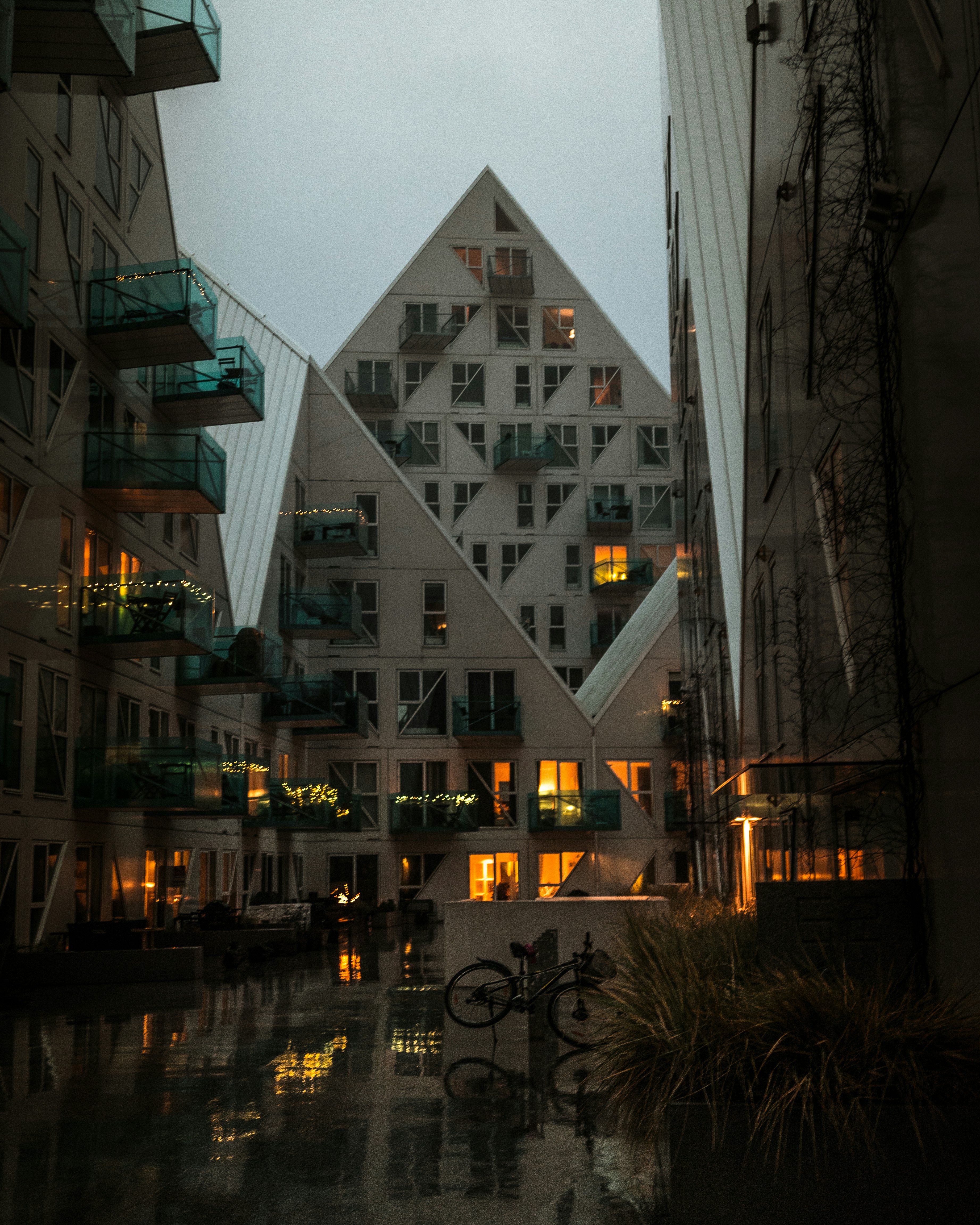 white concrete building