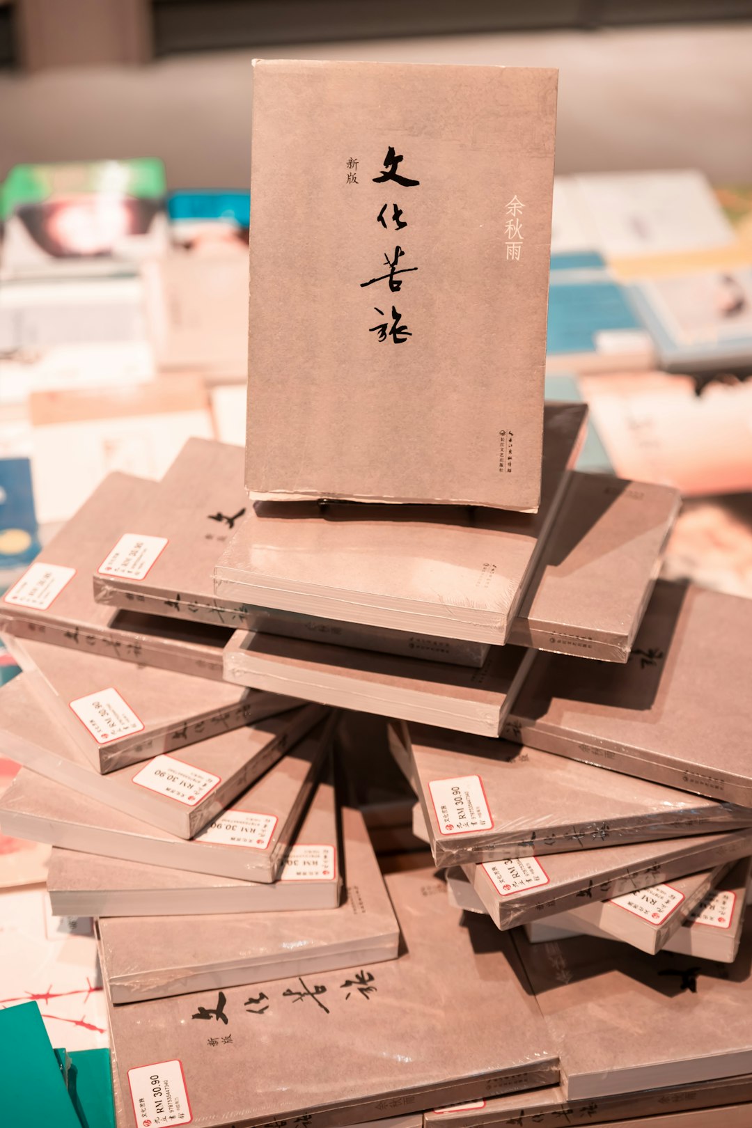 beige wooden blocks with kanji print