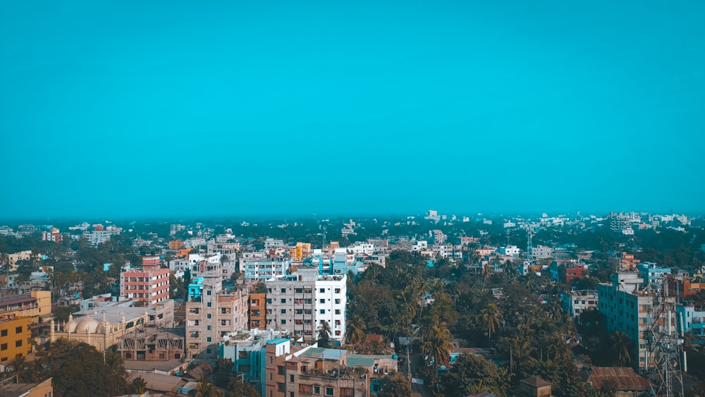 wide-angle photography of buildings during daytime