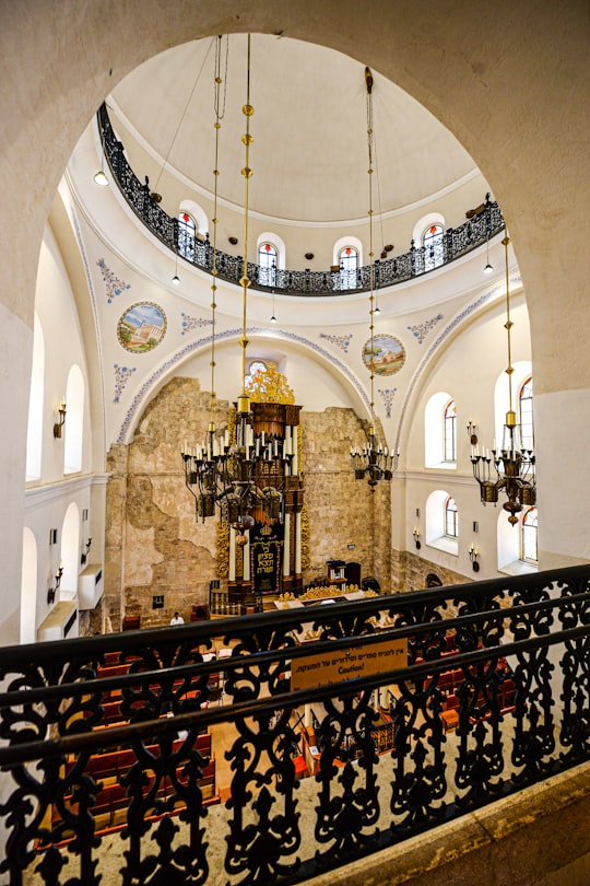 cathedral interior during day in Jerusalem Israel