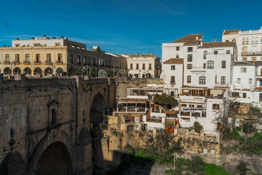 white concrete buildings in Puente Nuevo Spain