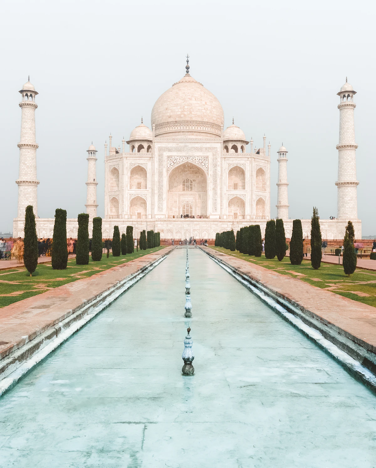 Taj Mahal in Agra, India — iconic white marble mausoleum