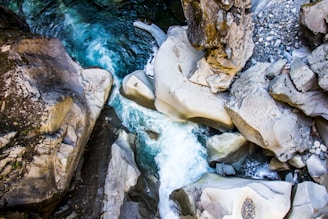 river in rocky mountain during day
