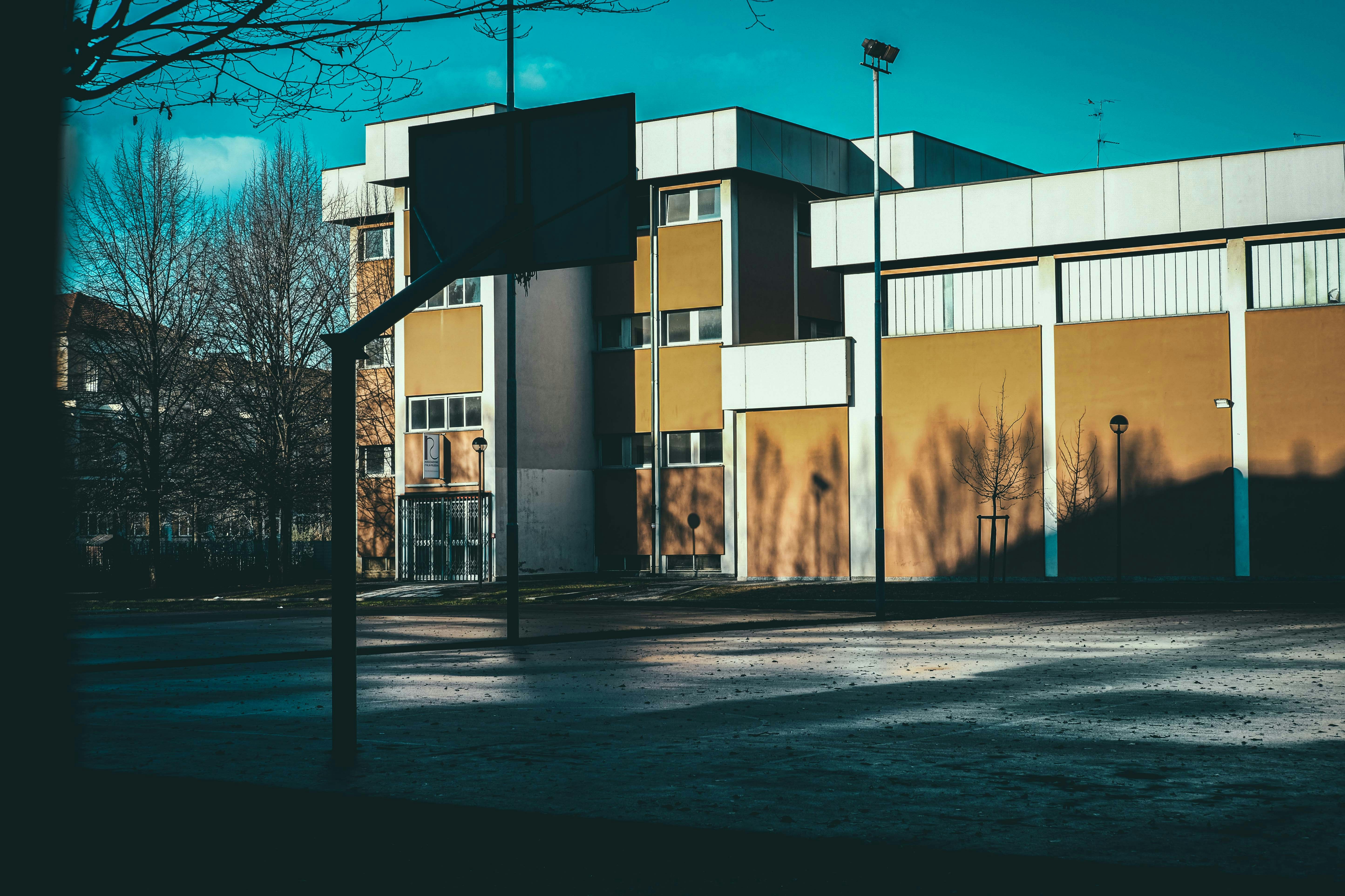 School Basketball Court