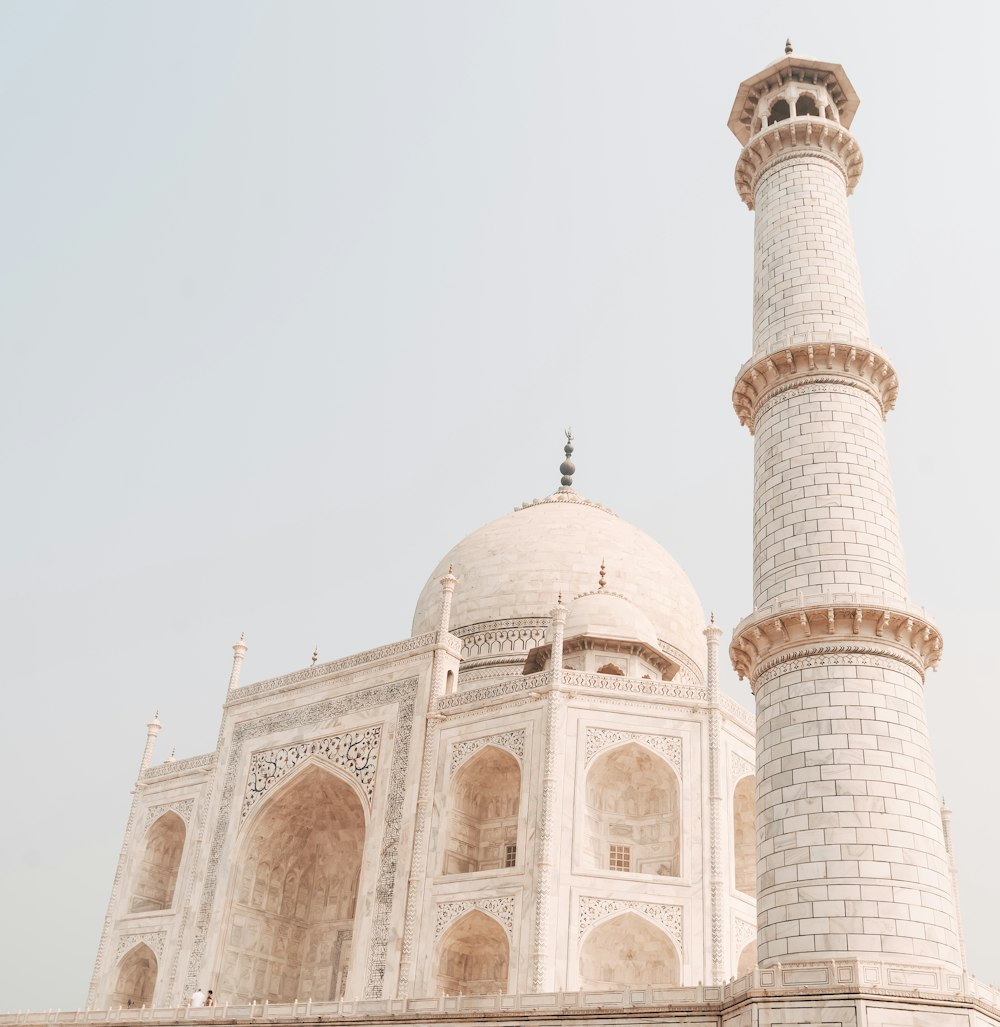 Minaret Of Taj Mahal, Agra in India