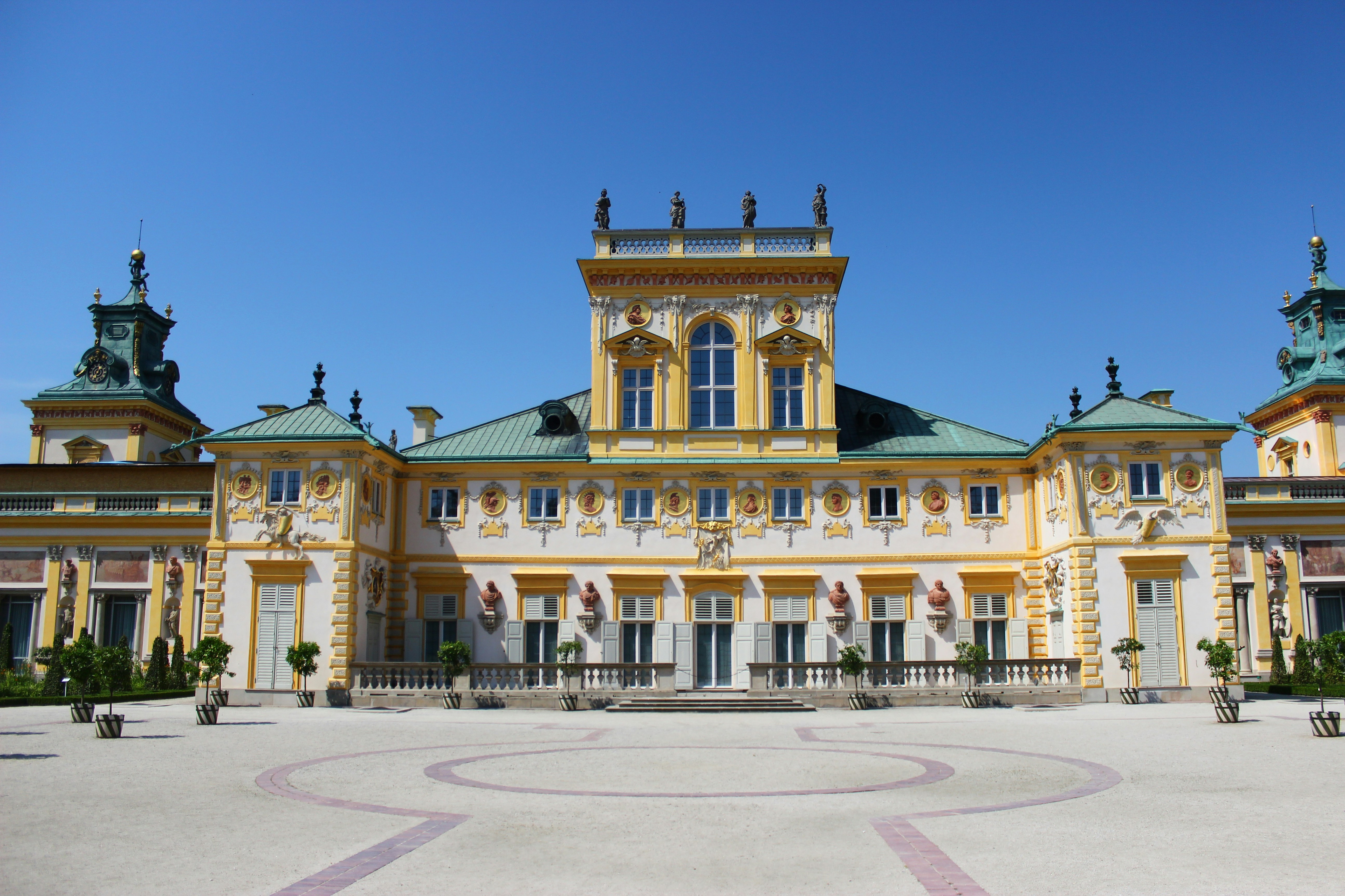 Wilanow palace in Warsaw, Poland