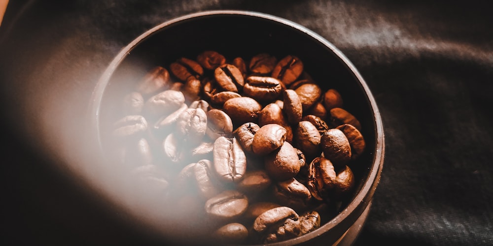 bowl of coffee beans