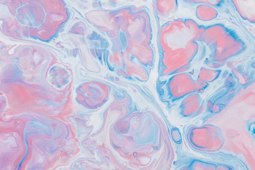 Pink And Blue Abstract Painting Photo Free Painting Image On