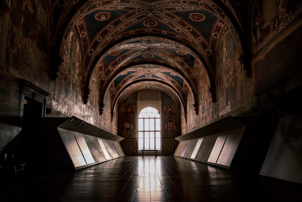 inside hallway of historic building