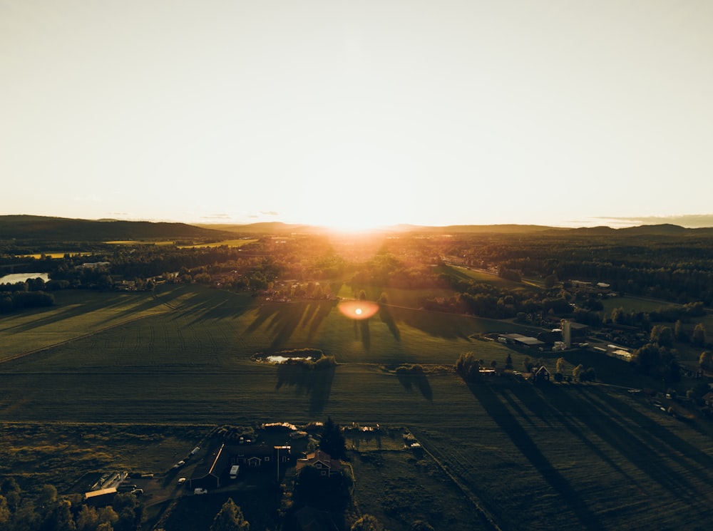 aerial photography of farm during daytime