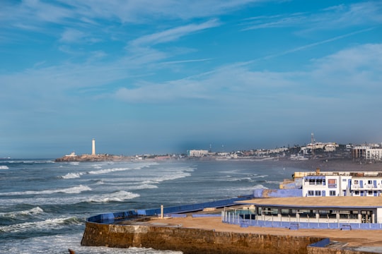 buildings on island during day in Casablanca Morocco