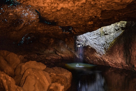 body of water in cave in Natural Bridge Queensland Australia