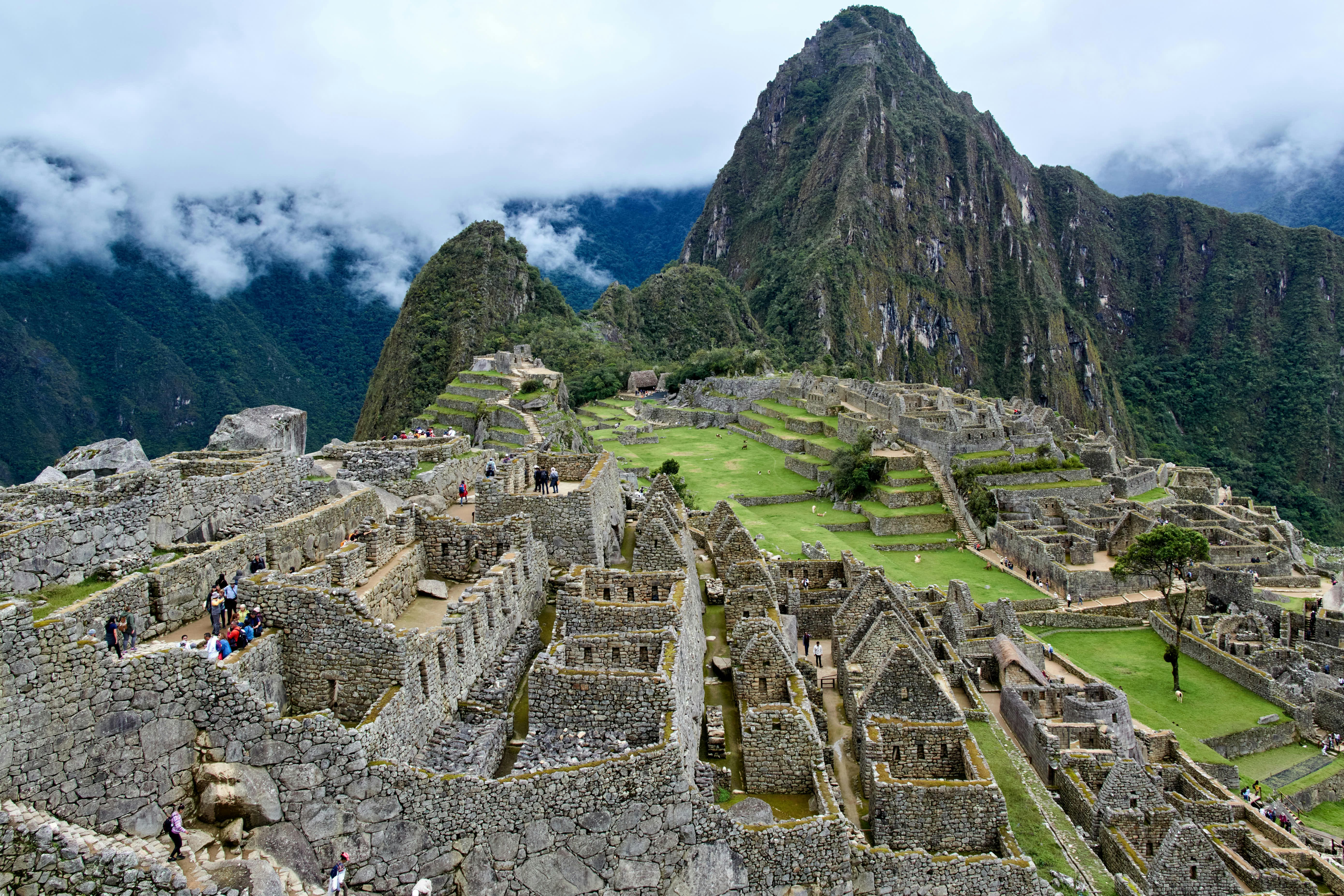 people on Machu Picchu during daytime