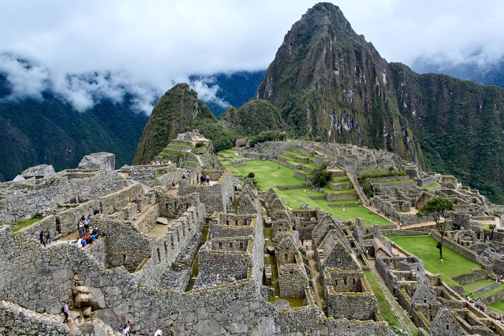 people on Machu Picchu during daytime