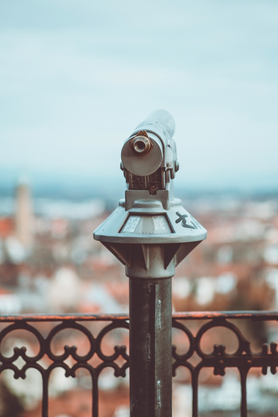 macro photography of white telescope