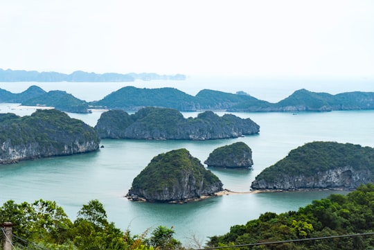 aerial photography of Paracel Islands during daytime in Cannon Fort Vietnam