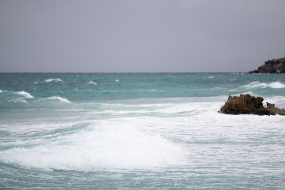 sea waves during daytime